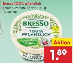 Netto Marken-Discount Bresso Vegan 100% Pflanzlich Angebot