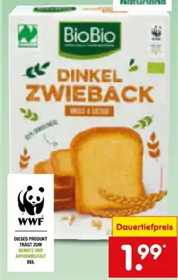 Netto Marken-Discount BioBio Dinkel Zwieback Angebot
