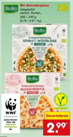 Netto Marken-Discount BioBio Bio-Steinofenpizza Margherita Angebot