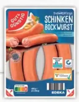 E-Center Gut & Günstig Delikatess-Schinken-Bockwurst Angebot