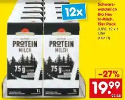 Netto Marken-Discount Schwarzwaldmilch Bio Heu Milch Angebot