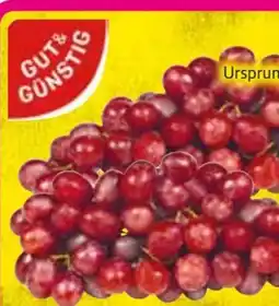 Edeka Gut & Günstig Tafeltrauben Angebot