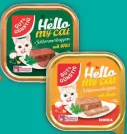E-Center Gut & Günstig Hello my cat Schlemmerhappen mit Ente Angebot