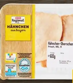 REWE Center Rewe Regional Hähnchen-Oberschenkel Angebot