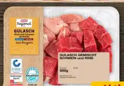 REWE Center Rewe Regional Gulasch gemischt Angebot
