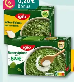 REWE Iglo Würz-Spinat Angebot