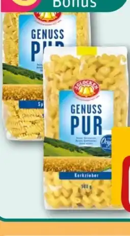 REWE Center 3 Glocken Genuss Pur Pasta Angebot