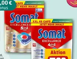 REWE Somat Excellence 5 in 1 Geschirrreinigertabs Angebot