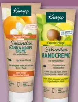 REWE Center Kneipp Sekunden-Handcreme Angebot
