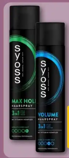 REWE Center Syoss Haarspray Angebot