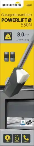 Globus Baumarkt Schellenberg Garagentorantrieb Powerlift 550N Angebot