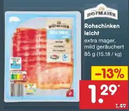 Netto Marken-Discount Hofmaier Rohschinken leicht Angebot