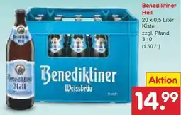Netto Marken-Discount Benediktiner Weissbier Hell Angebot