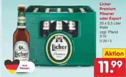 Netto Marken-Discount Licher Premium Pilsner Angebot
