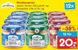 Netto Marken-Discount Hofmaier Wurstkonserven Angebot