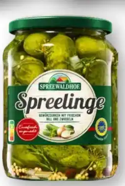 Scheck-in-Center Spreewaldhof Spreelinge Gewürzgurken Angebot