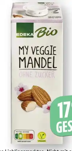 Edeka Edeka Bio My Veggie Veganer Mandeldrink Angebot
