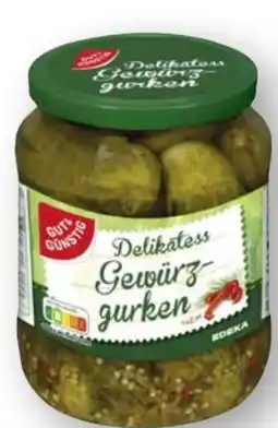 Scheck-in-Center Gut & Günstig Delikatess Gewürzgurken Angebot