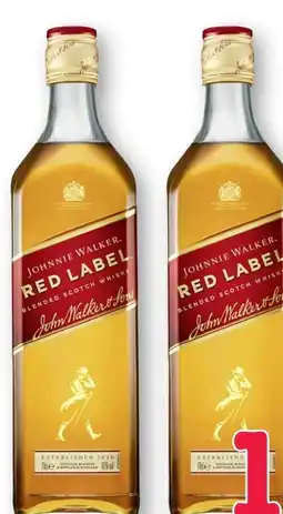 Scheck-in-Center Johnnie Walker Red Label Angebot