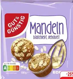 Edeka Gut & Günstig Mandeln Angebot