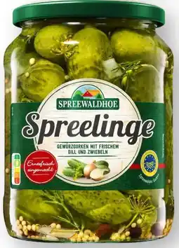 Edeka Spreewaldhof Spreelinge Gewürzgurken Angebot