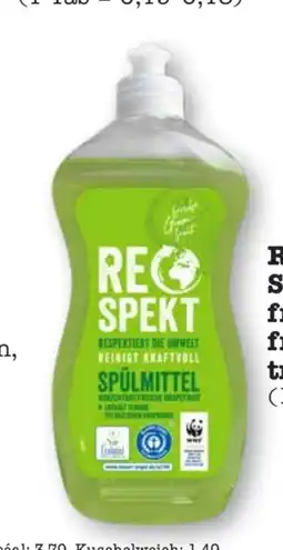 Scheck-in-Center Respekt Spülmittel Angebot