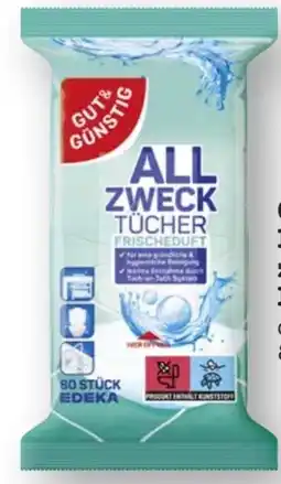 Scheck-in-Center Gut & Günstig Feuchte Allzwecktücher Angebot