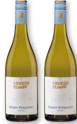 Scheck-in-Center Kruger-Rumpf Grauer Burgunder Angebot