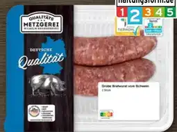 REWE Metzgerei Wilhelm Brandenburg Grobe Bratwurst Angebot