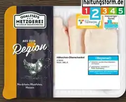 REWE Center Metzgerei Wilhelm Brandenburg Hähnchen-Oberschenkel Angebot