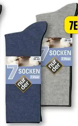 Edeka nur der Herren-Socken 7er-Pack Angebot