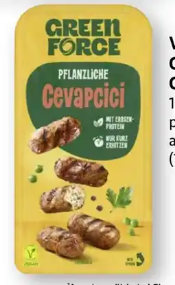 Scheck-in-Center Greenforce Vegane Cevapcici Angebot
