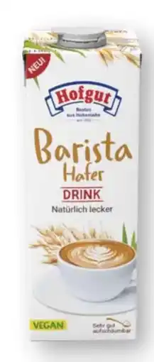 Scheck-in-Center Hofgut Barista Haferdrink Angebot