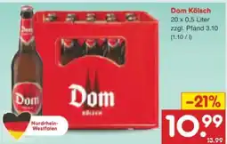 Netto Marken-Discount Dom Kölsch Bier Angebot