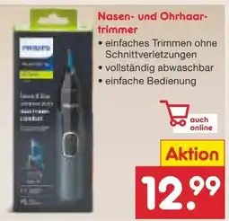 Netto Marken-Discount Philips Nasen-Ohrhaartrimmer Angebot