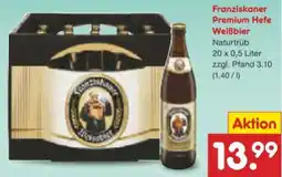Netto Marken-Discount Franziskaner Premium Hefe-Weissbier Angebot