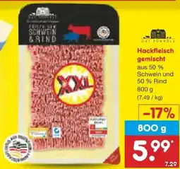 Netto Marken-Discount Gut Ponholz Gemischt-Hackfleisch Angebot