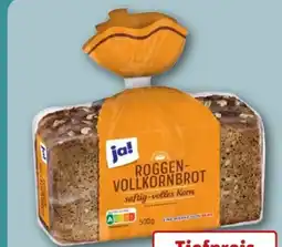 REWE ja! Roggen-Vollkornbrot Angebot