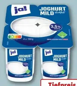REWE ja! Vollmilch Joghurt Angebot