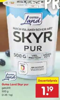 Netto Marken-Discount Gutes Land Skyr Pur Angebot