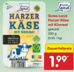 Netto Marken-Discount Gutes Land Harzer Käse Angebot