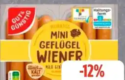 Edeka Frischemarkt Gut & Günstig Mini Geflügel Wiener Angebot