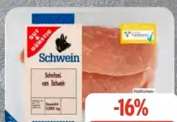 Edeka Frischemarkt Gut & Günstig Schweine-Schnitzel Angebot