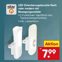 Netto Marken-Discount Star-Q LED Orientierungsleuchte Angebot