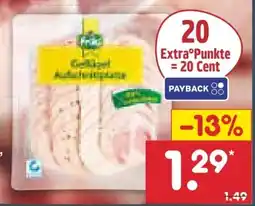 Netto Marken-Discount Friki Geflügel Aufschnittplatte Angebot