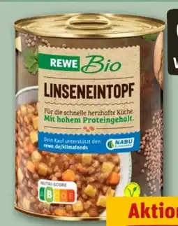 REWE Rewe Bio Linseneintopf Angebot