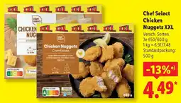 Lidl Chef Select Chicken Nuggets XXL Angebot