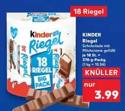 Kaufland KINDER Riegel Angebot
