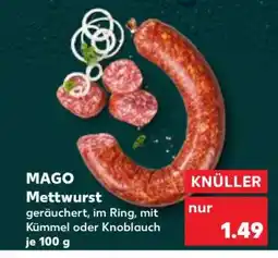 Kaufland MAGO Mettwurst Angebot