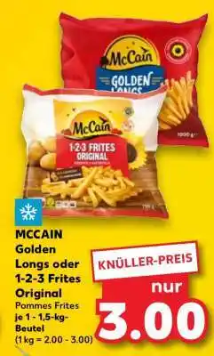 Kaufland MCCAIN Golden Longs oder 1-2-3 Frites Original Angebot
